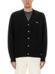 Drôle De Monsieur Cardigan With Logo Embroidery
