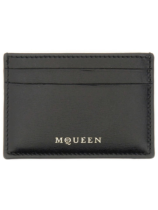 Alexander Mcqueen Card Holder With Logo