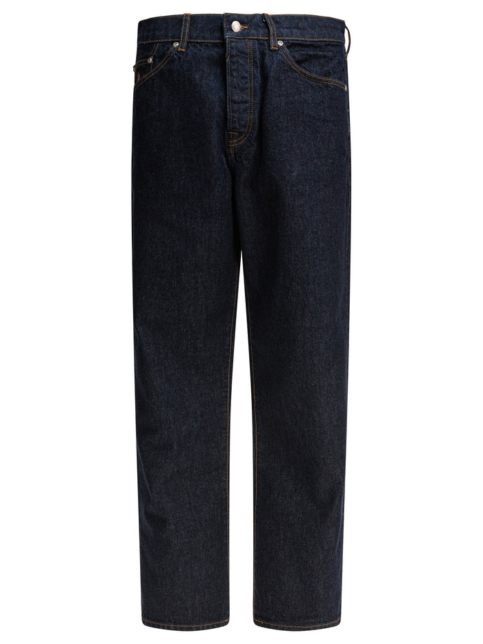 Stussy Rinsed Indigo Cotton Jeans