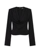 Rotate Birgerchristensen Draped Blouse