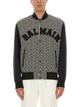 Balmain Monogrammed Varsity Jacket With Patches