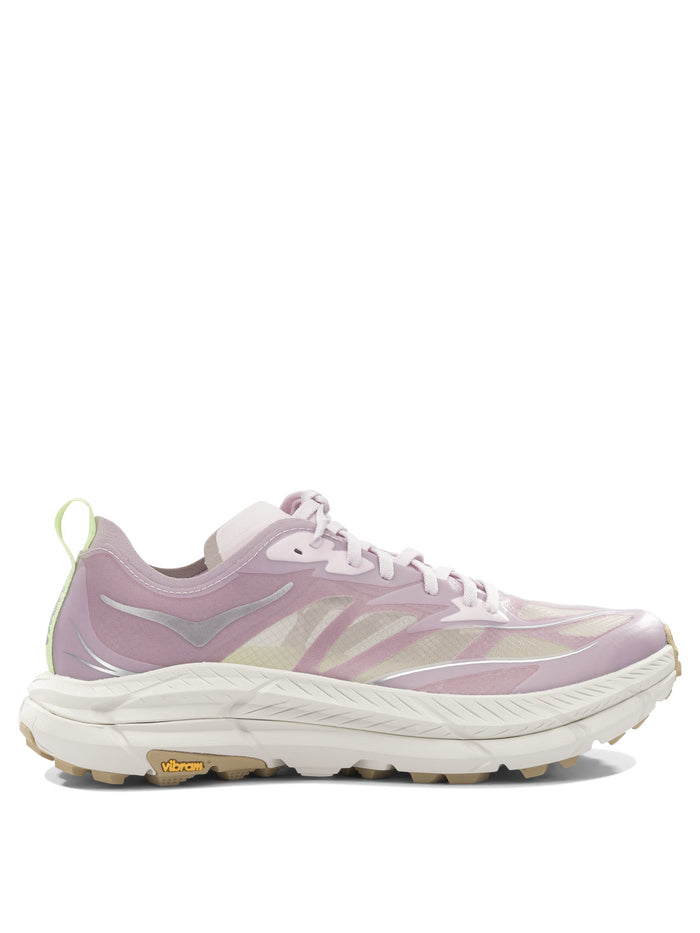 Hoka One One Pink Fabric Sneakers