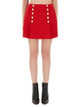 Balmain Wool Mini Skirt