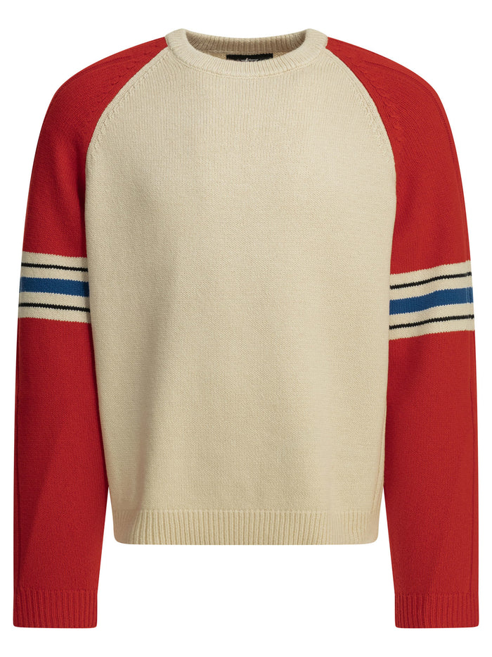 Stussy Red Wool Cotton Knitwear