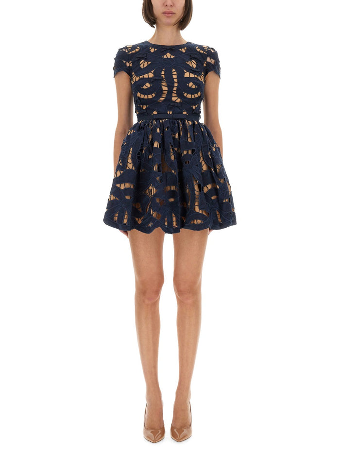 Self-Portrait Mini Dress With Bow