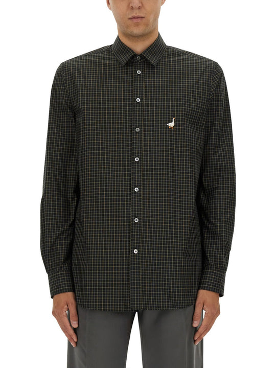 Moschino Shirt With Goose Embroidery