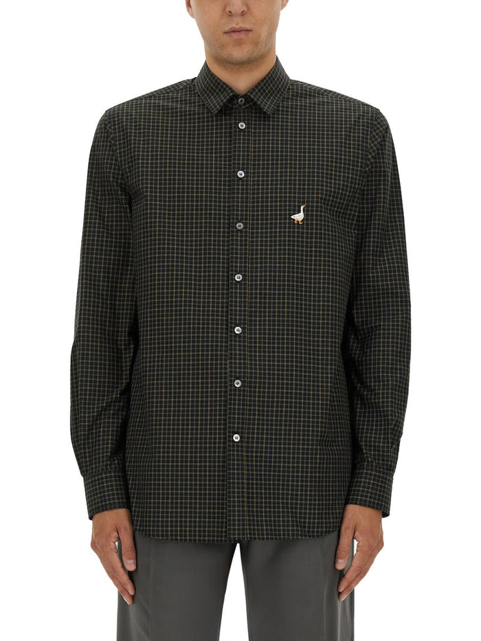 Moschino Shirt With Goose Embroidery