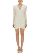 Rotate Birger Christensen Satin Gathered Mini Dress