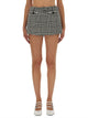 Self-Portrait Houndstooth Skirt-Pants