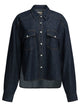Khaite Blue Cotton Jacket