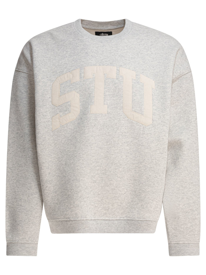 Stussy Cotton Grey Sweatshirt