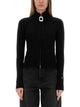 Jw Anderson Fitted Cardigan With Zipper