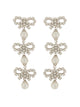 Self-Portrait Micro Bow Earrings