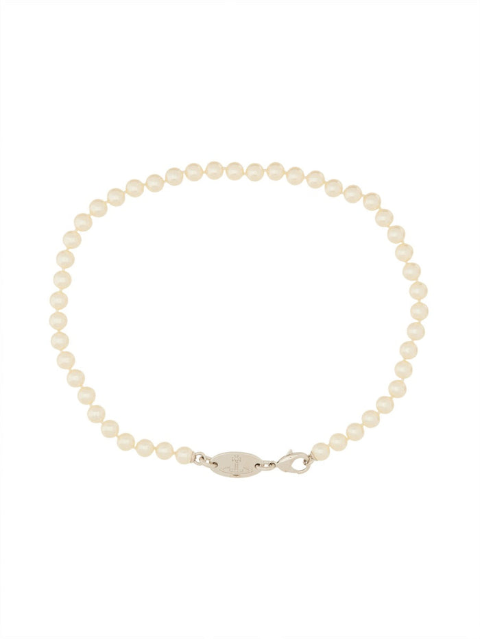 Vivienne Westwood "Stuart" Necklace With Swarowski Pearls