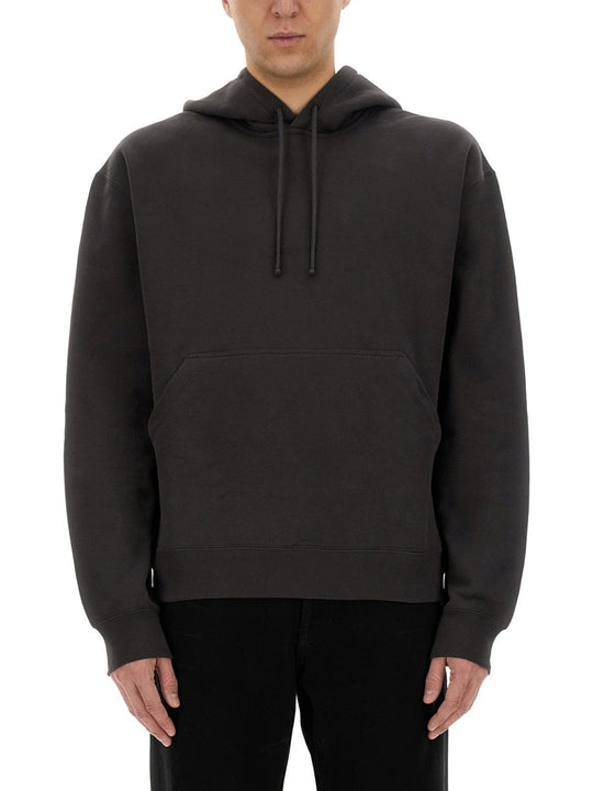 Saint Laurent Hooded Sweatshirt With Logo