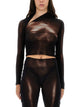 Jean Paul Gaultier "Body Dust" Print Top