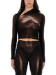 Jean Paul Gaultier "Body Dust" Print Top