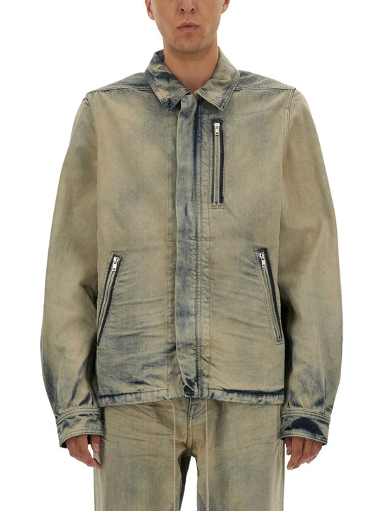 Rick Owens Drkshdw Jacket With Concealed Zipper