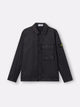 Stone Island Black Nylon Panama Overshirt
