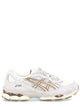 Asics Beige Leather Sneaker