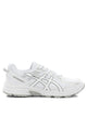 Asics White Mesh Rubber Sneakers