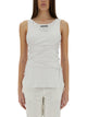 Moschino Couture Tank Top With Laces