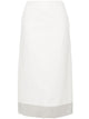 Max Mara Sportmax Silk Midi Skirt