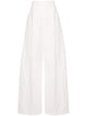 Max Mara Sportmax Linen And Cotton Blend Trousers