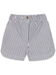 Max Mara Sportmax Striped Cotton Shorts