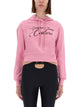 Versace Jeans Couture Felpa Cropped Con Logo