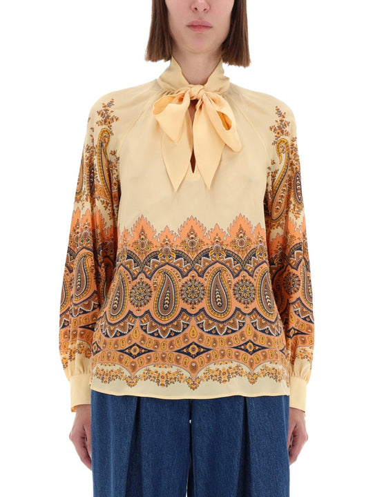 Etro Blue Printed