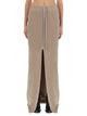 Rick Owens Drkshdw Long "Phileg Pillar" Skirt