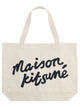 Maison Kitsuné Borsa Tote Con Scritta