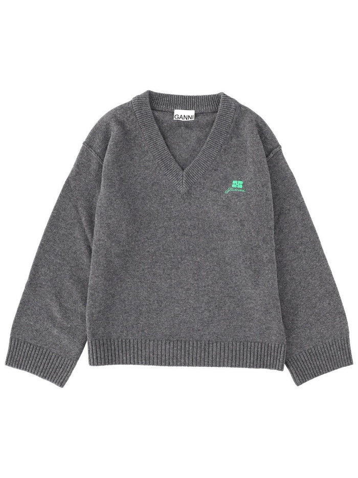Ganni Logo Sweater