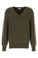 Ferragamo Dark Green Cashmere Sweater