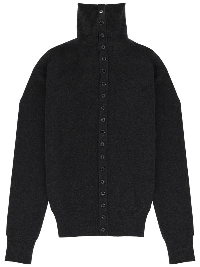 Lemaire High Collar Cardigan