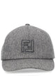 Fendi Wool And Cashmere Baseball Hat