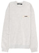 Jacquemus Felpa Con Logo In Gros-Grain