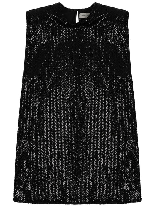 Golden Goose Mini Dress With Sequins