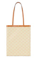 Celine Medium Tote Bag In Triomphe Canvas