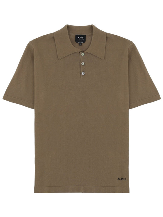 A.p.c. Polo With Logo