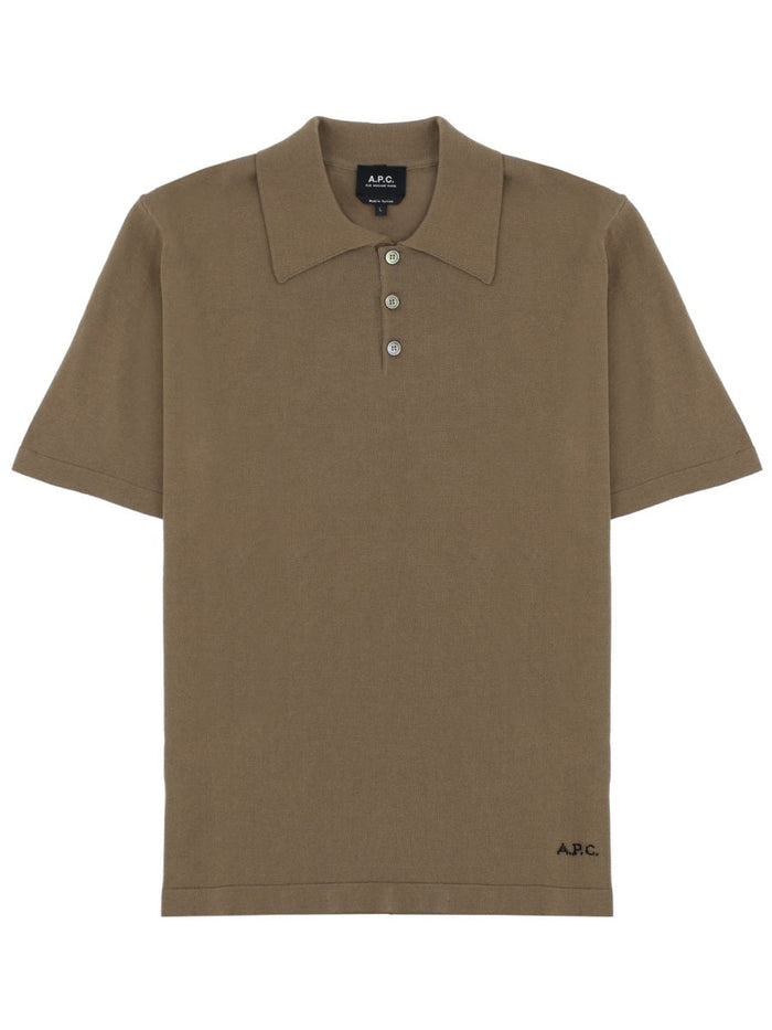 A.p.c. Polo With Logo