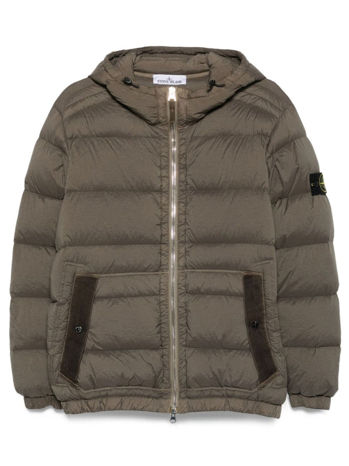 Stone Island Padded Down Jacket With Hood
