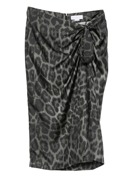 Stella Mccartney Silk Midi Skirt