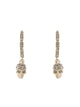 Alexander Mcqueen Orecchini A Cerchio "Skull"