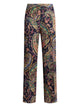 Etro Paisley Foliage "Bootcut" Pants