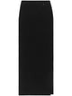 Courregès Long Ribbed Fitted Skirt
