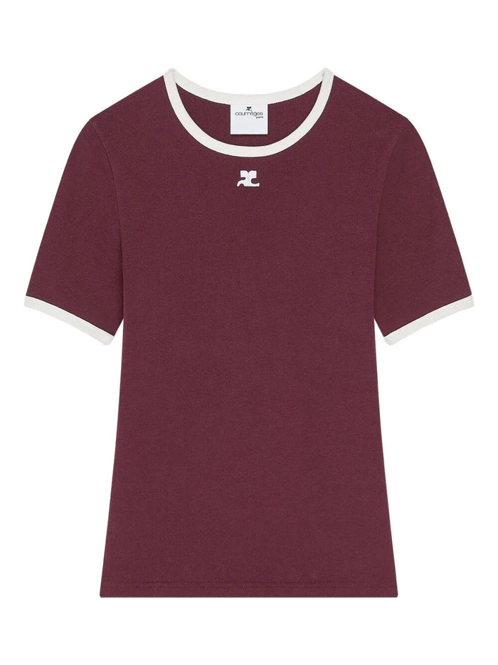 Courregès Signature Contrast Tshirt
