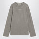 Fear Of God Essentials Grey Cotton-Blend Top