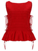Ganni Top "Smock" Con Lacci